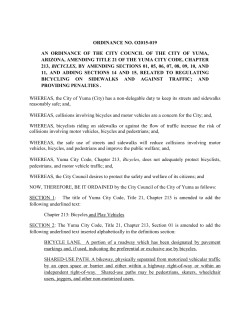 O2015-019 - 2. ORD Amendment to City Code