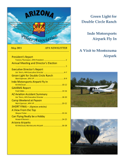 Green Light for Double Circle Ranch Inde Motorsports Airpark Fly In