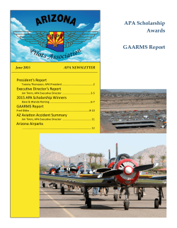 June 2015 - Arizona Pilot`s Association