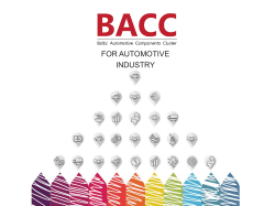 for automotive industry - Baltic Automotive Components Cluster
