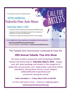 19th Annual Tukwila Fine Arts Show