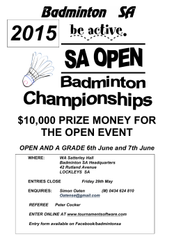 10000 prize money for the open event