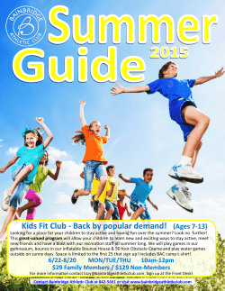 Ages 7-13 - Bainbridge Athletic Club
