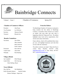 Bainbridge Connects Newsletter