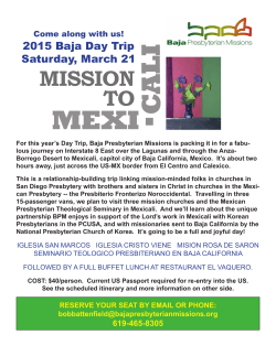 MEXICALI FLYER.indd - Baja Presbyterian Missions