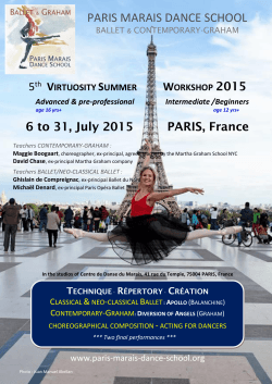 July 2015 - paris marais dance school