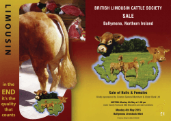 Monday 4th May 2015 - Ballymena Livestock Market