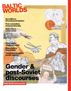 Gender & post-Soviet discourses