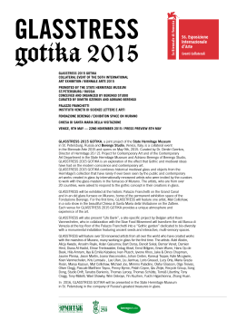 glasstress 2015 gotika collateral event of the 56th