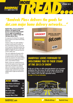 âBandvulc Plus+ delivers the goods for dot.com major home delivery