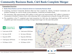 CBB Transaction Overview