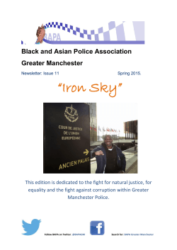 Black and Asian Police Association Newsletter Issue 11