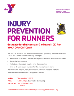 INJURY PREVENTION FOR RUNNERS
