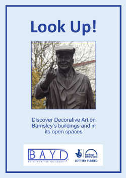 Look Up! - Barnsley Art On Your Doorstep