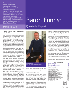 Read More - Baron Funds