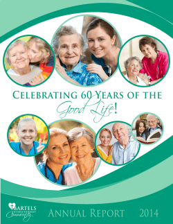 Good Life! - Bartels Retirement Community