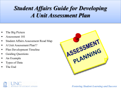Unit Assessment Planning Guide