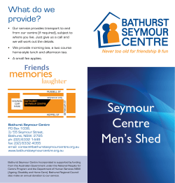 Seymour Centre Men`s Shed