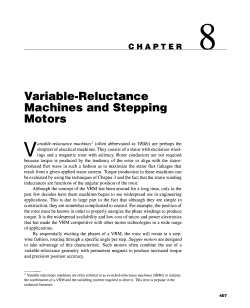 Machines and Stepping Motors