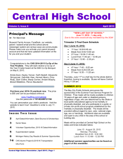 2015Apr-JuneFINAL_NL - Bay City Central High School