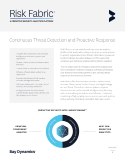 Continuous Threat Detection and Proactive Response