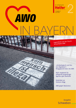 Ausgabe Schwaben - AWO Landesverband Bayern