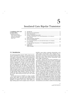 Insulated Gate Bipolar Transistor