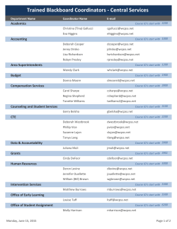 PDF - 85k - WCPSS Blackboard Learn Support