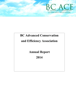 Annual Report + Financial Statements 2014