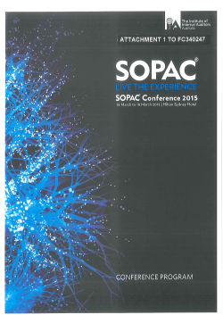 SOPAC - LIVE THE EXPERIENCE