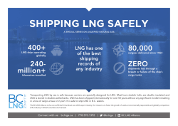 SHIPPING LNG SAFELY