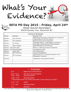 What`s Your Evidence? - BC Teachers` Federation