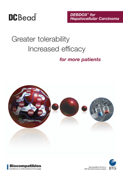 Greater tolerability Increased efficacy