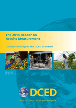 The 2015 Reader on Results Measurement