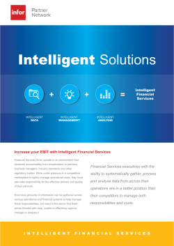 Intelligent Financial Services - Beautiful and Intelligent Analytics