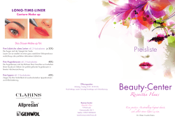 Preisliste - Beauty-Center Roswitha Haas