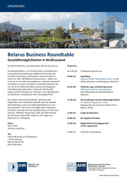 Einladung_Belarus Business Roundtable