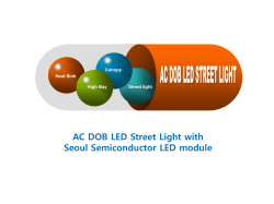 AC DOB LED Street Light with Seoul Semiconductor LED module