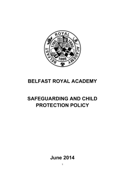 Safeguarding and Child Protection Policy
