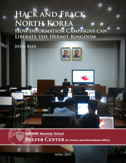 Hack and Frack North Korea: How Information Campaigns can