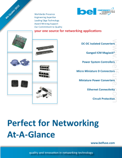 Perfect for Networking At-A-Glance