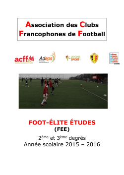 Association des Clubs Francophones de Football FOOT