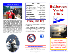 Aboard! - Belhaven Yacht Club