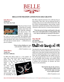 2012 Grants Announcement