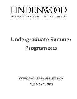 Summer Program - Lindenwood University