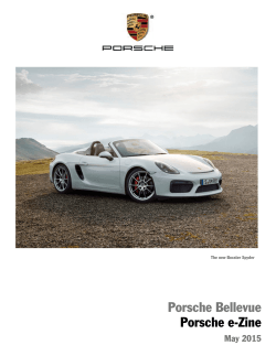 Porsche Bellevue Porsche e-Zine