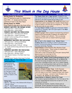 This Week in the Dog House