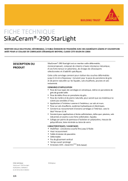 SikaCeramÂ®-290 StarLight