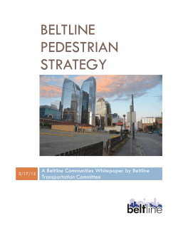 beltline pedestrian strategy