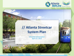// Atlanta Streetcar System Plan